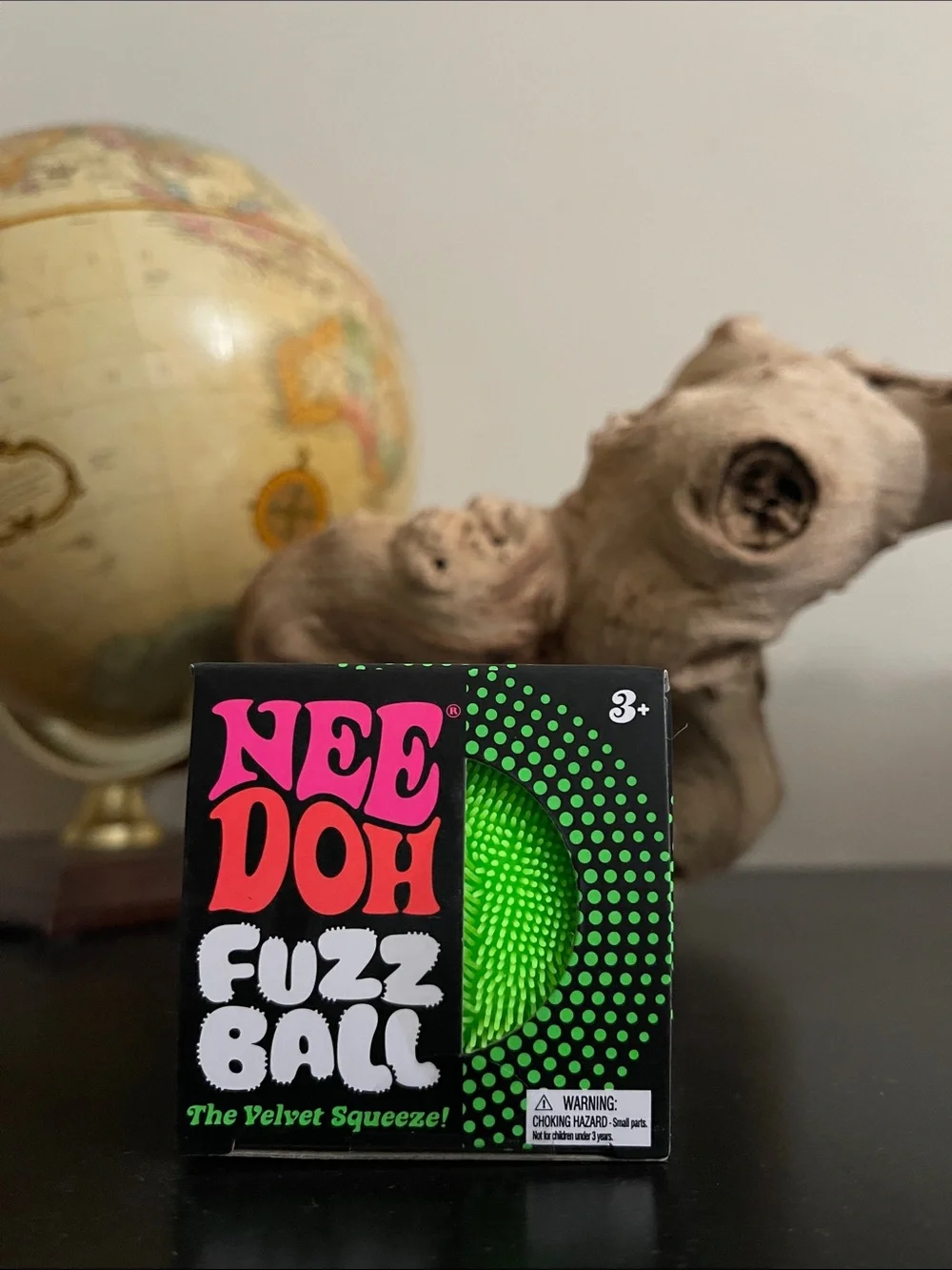NeeDoh Fuzz Ball The Velvet Squeeze! - Rare Green 💚💚